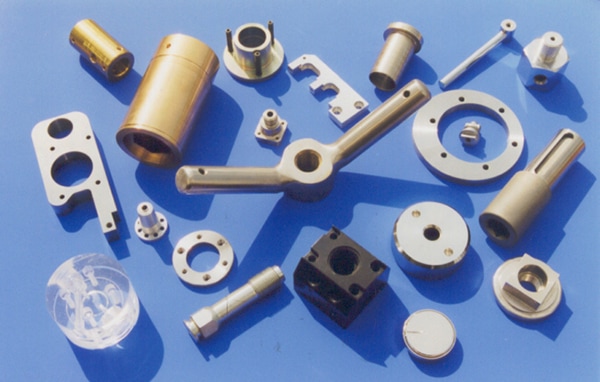 Various precision turned parts made from special materials